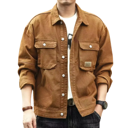 Jacket Vintage Denim Brown