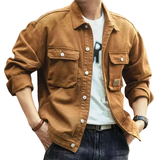 Jacket Vintage Denim Brown