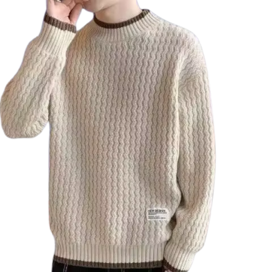 Horizon Beige Knitted Sweater