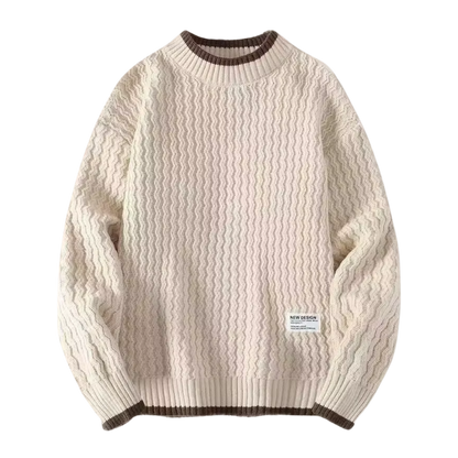 Horizon Beige Knitted Sweater