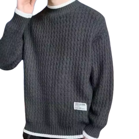 Horizon Gray Knitted Sweater