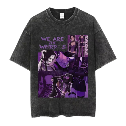 Vintage Rock Star Anime Oversized T-Shirt